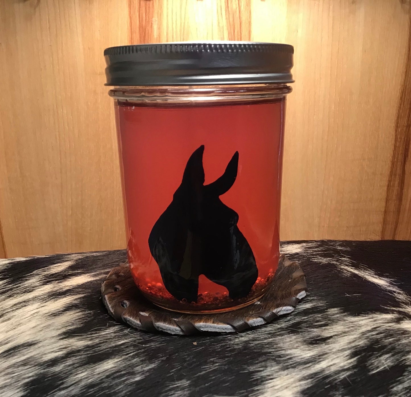 Mule Head Silhouette-16oz