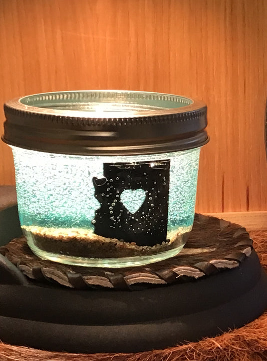 State of AZ with Heart-8oz